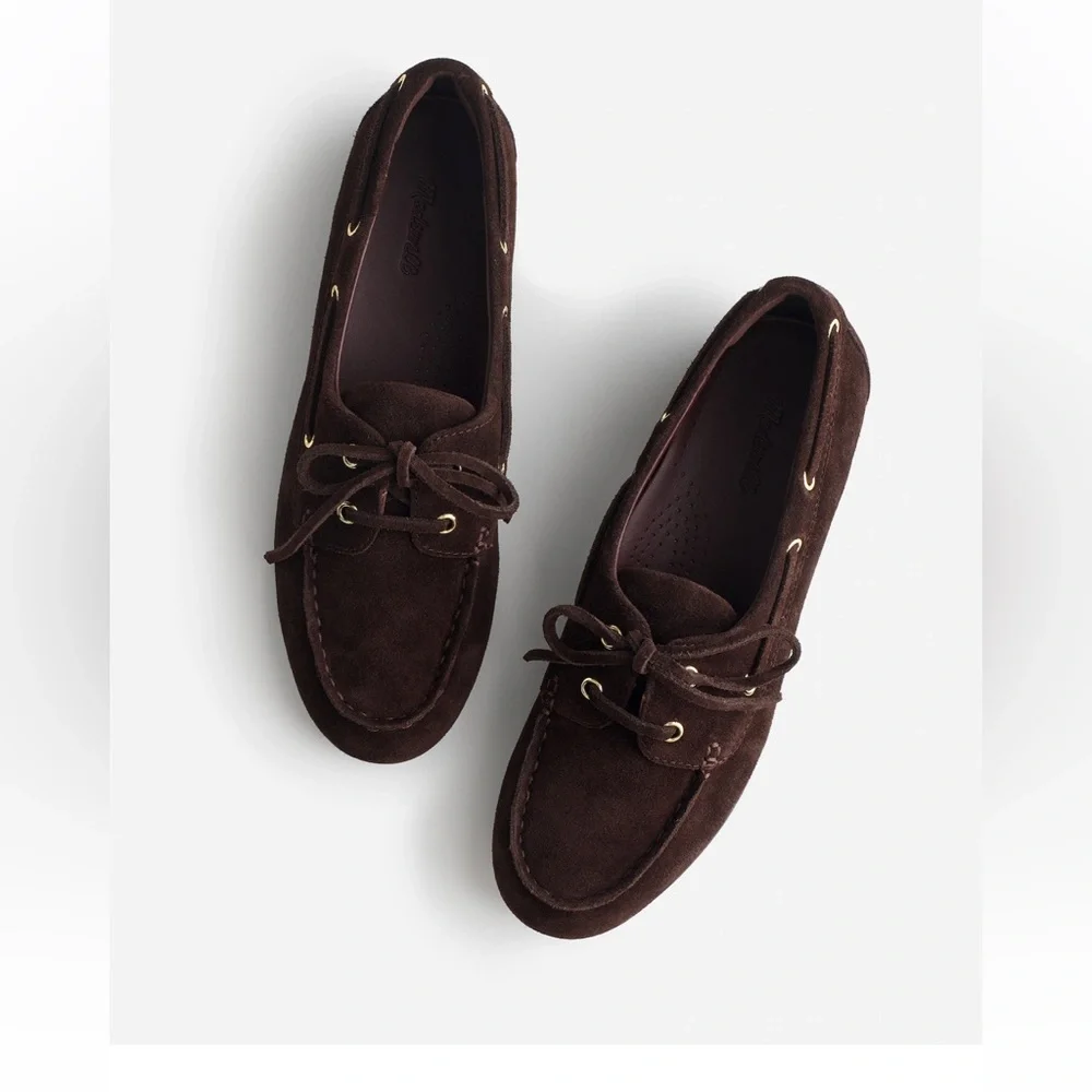 Madewell’s The Jamie Boat Shoe -Size 8 Brand new! - Picture 1 of 8